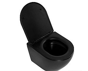 Унитаз подвесной BelBagno COLORATO BB062 безободковый, черный матовый купить в интернет-магазине Sanbest