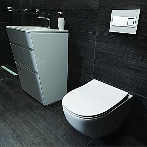 Унитаз Pestan Fluenta 40006661B безободковый купить в интернет-магазине Sanbest