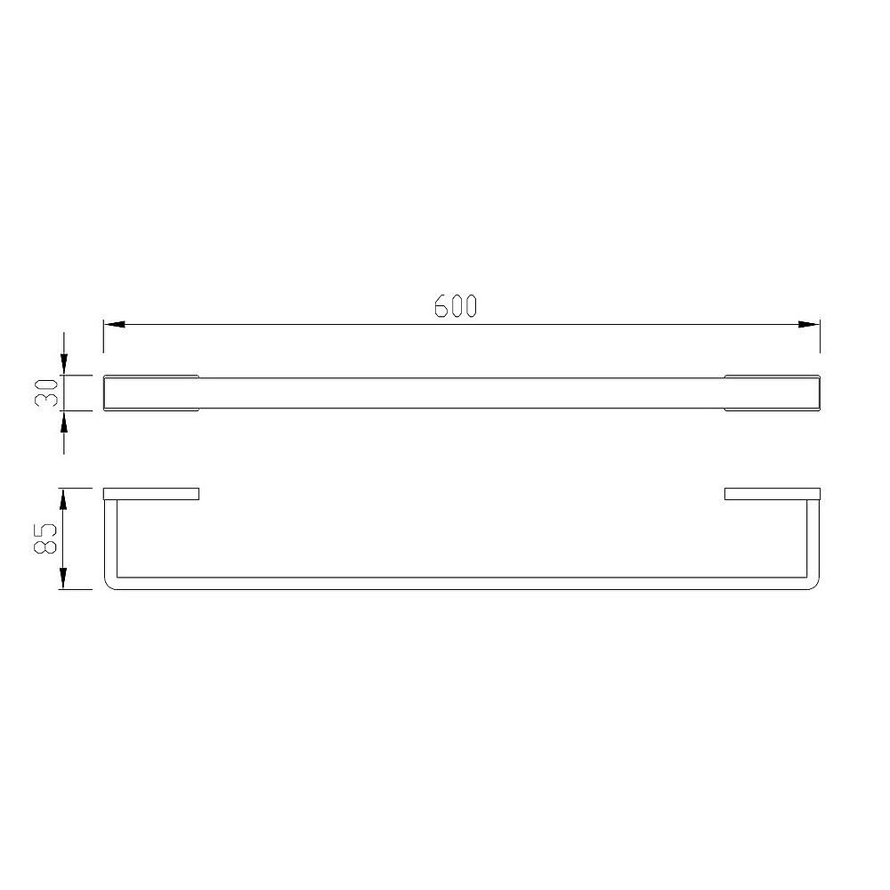 Полотенцедержатель ABBER Westen AA1754NG никель купить в интернет-магазине сантехники Sanbest