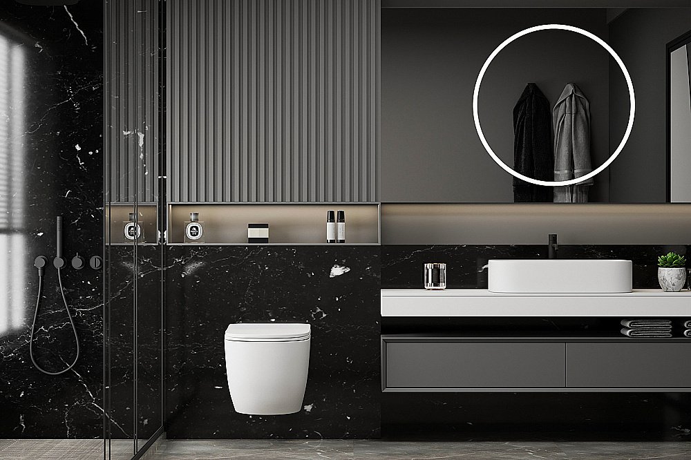 Унитаз подвесной ABBER Bequem AC1100MW с крышкой микролифт, безободковый, белый матовый купить в интернет-магазине Sanbest