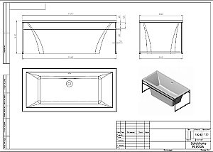 Ванна Astra-Form Лотус 185х85 базовые цвета купить в интернет-магазине Sanbest
