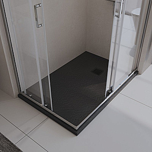 Душевой поддон Belbagno TRAY-MR-UNO-AH-120/80-35-NERO черный купить в интернет-магазине Sanbest