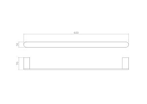 Вешалка для полотенец WONZON & WOGHAND CARBON, Черный (WW-7712) купить в интернет-магазине сантехники Sanbest