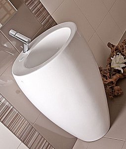 Раковина Laufen Alessi One 8.1197.1.400.104.1 белая купить в интернет-магазине Sanbest