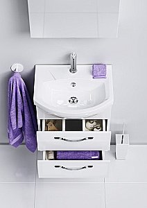 Тумба с раковиной AQWELLA Аллегро 50 Т5/2 для ванной в интернет-магазине Sanbest