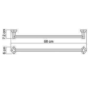 Полотенцедержатель WasserKRAFT Aller K-1130 купить в интернет-магазине сантехники Sanbest