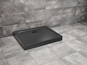 Душевой поддон Radaway Doros D Compact 110x90 SDRD1190-05-54S черный купить в интернет-магазине Sanbest