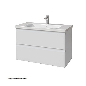 Тумба с раковиной Caprigo Forte 90 два ящика, цвет на выбор/эмаль для ванной в интернет-магазине Sanbest