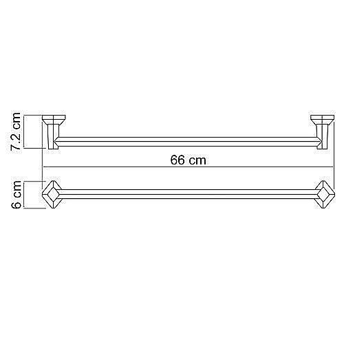 Полотенцедержатель WasserKRAFT Aller K-1130 купить в интернет-магазине сантехники Sanbest