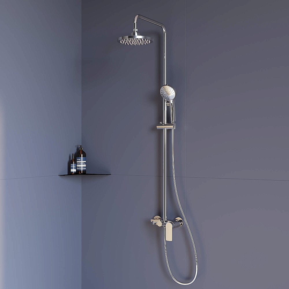 Душевая система RGW Shower Panels SP-26 Хром купить в интернет-магазине сантехники Sanbest