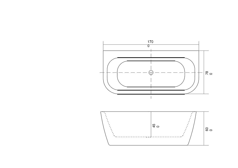 Ванна Aquatek Алтея 170x80 AQ-123778 белая купить в интернет-магазине Sanbest