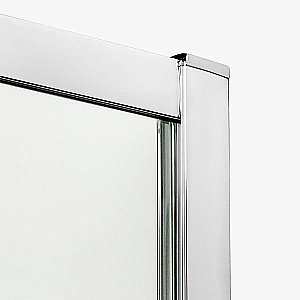 Душевой уголок NEW TRENDY NEW CORRINA K-0482 140x80 стекло прозрачное/профиль хром купить в интернет-магазине Sanbest