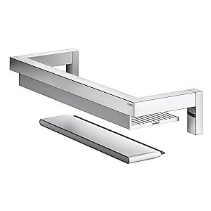 Полка KEUCO EDITION 90 SQUARE 19159010000 36 хром/алюминий купить в интернет-магазине сантехники Sanbest