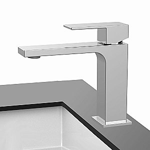 Смеситель для раковины Vincea Cube VBF-1C01CH хром купить в интернет-магазине сантехники Sanbest