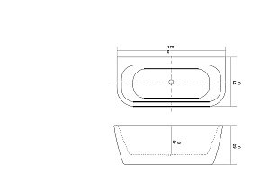 Ванна Aquatek Алтея 170x80 AQ-123778 белая купить в интернет-магазине Sanbest
