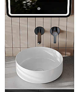 Cмеситель для раковины Agger Easy A3172255 оружейная сталь матовая купить в интернет-магазине сантехники Sanbest