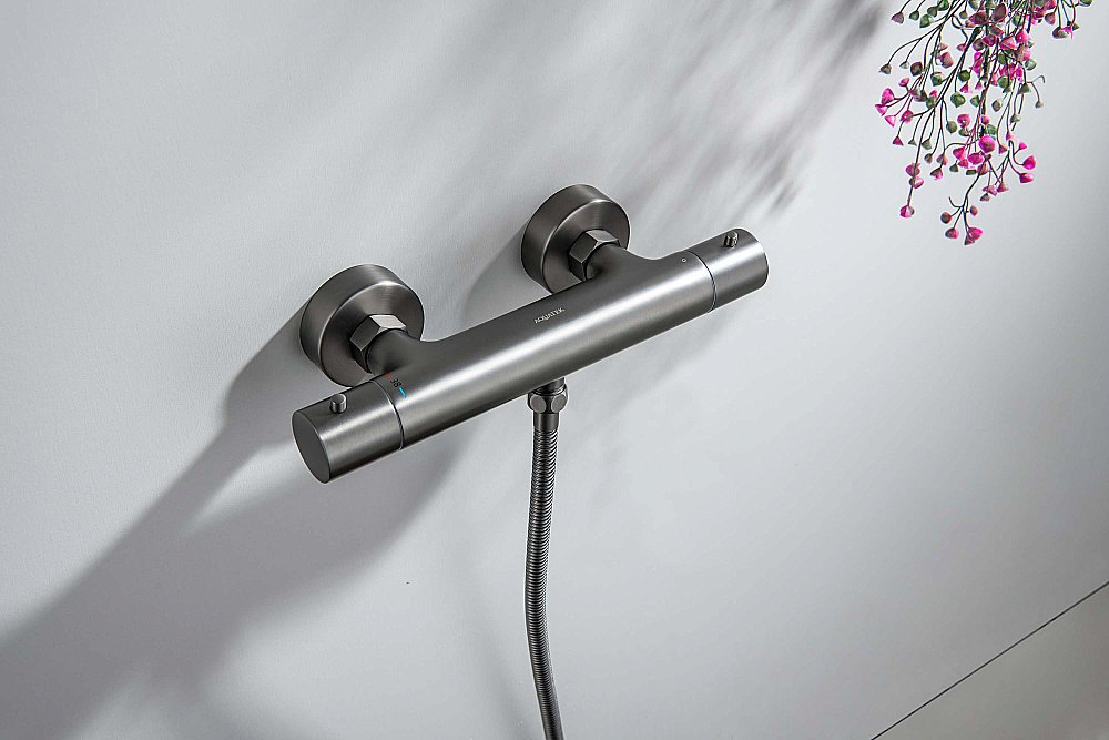 Cмеситель для душа Aquatek Европа AQ1363BGM оружейная сталь купить в интернет-магазине сантехники Sanbest