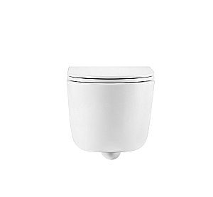 Унитаз подвесной Vincea Evo VT1-64ST белый, с крышкой микролифт, слив-торнадо купить в интернет-магазине Sanbest