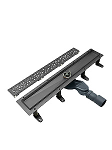 Душевой лоток Cezares SLIDER 70 SLIDER-LD-70-GM оружейная сталь купить в интернет-магазине Sanbest