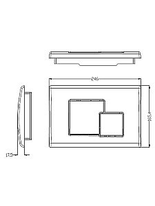 Унитаз подвесной WeltWasser WW MERZBACH 10000014152 с крышкой микролифт, безободковый, смыв торнадо, в комплекте с инсталяцией, черный матовый купить в интернет-магазине Sanbest