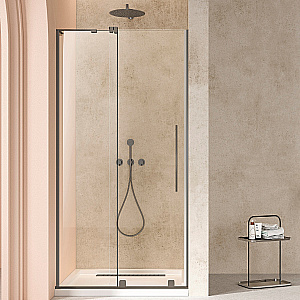 Душевая дверь Vincea Walk-In 120 VDS-4WSL120 стекло прозрачное/профиль вороненая сталь купить в интернет-магазине Sanbest