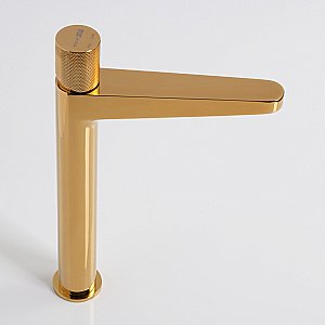 Смеситель для раковины WasserKRAFT Ems 7600 7603H золото купить в интернет-магазине сантехники Sanbest