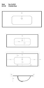 Тумба с раковиной LA FENICE TERRA Grigio 100 серая для ванной в интернет-магазине Sanbest