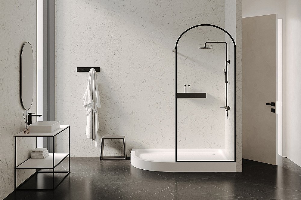 Душевой поддон Abber AD3E120 R 120х90 белый купить в интернет-магазине Sanbest