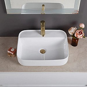 Раковина накладная Belbagno 50 BB1321 белая купить в интернет-магазине Sanbest