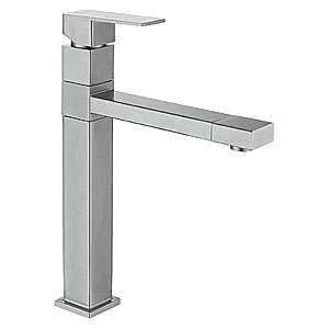 Смеситель для кухни Melana Cubo 610203 сатин купить в интернет-магазине сантехники Sanbest