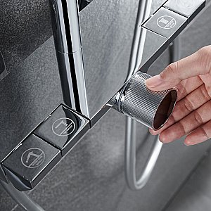 Душевая система Black&White Universe UK7016C хром купить в интернет-магазине сантехники Sanbest