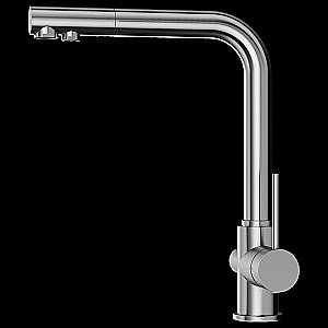 Смеситель для кухни Elghansa Kitchen Pure Water 56A5216-Steel нержавеющая сталь купить в интернет-магазине сантехники Sanbest