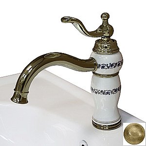 Смеситель для раковины Радомир Маджоре 1-27-4-0-0-615 бронза купить в интернет-магазине сантехники Sanbest