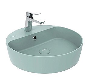 Накладная раковина CREAVIT Loop 45 LP146-00NY00E-0000 зеленый Нил матовый купить в интернет-магазине Sanbest