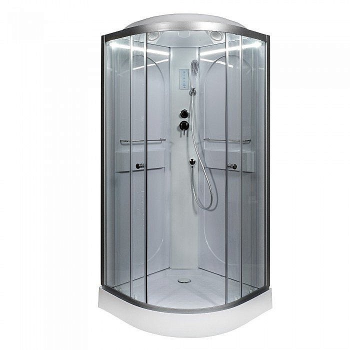 Душевая кабина DTO L 601 98691 100x100 LED купить в интернет-магазине Sanbest