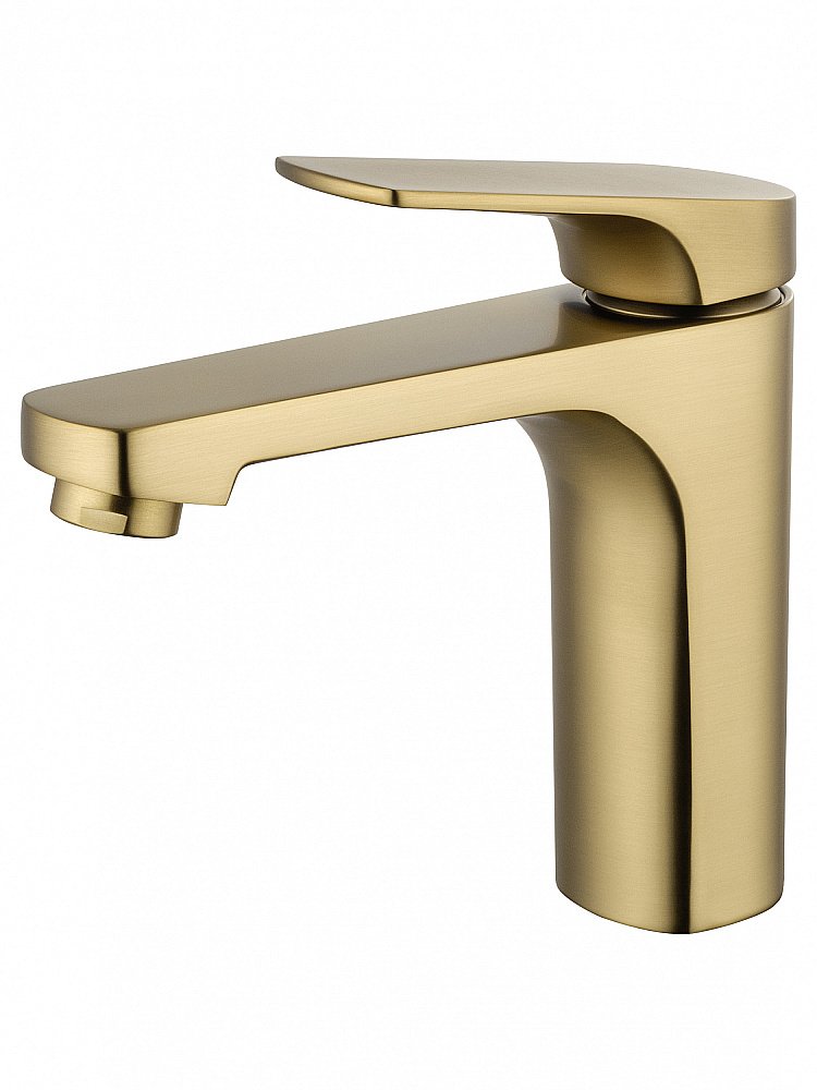 Смеситель для раковины WONZON & WOGHAND WW-A40492-BG золото брашированное купить в интернет-магазине сантехники Sanbest