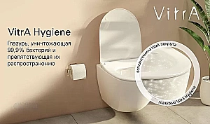 Унитаз подвесной Vitra Normus 6855B003-0101 белый купить в интернет-магазине Sanbest