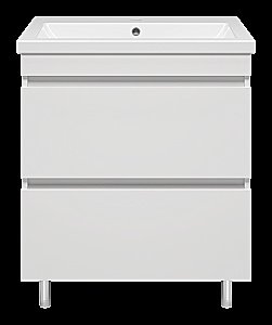 Тумба с раковиной Misty Енисей - 70 Э-Ени01070-0112Я белая для ванной в интернет-магазине Sanbest