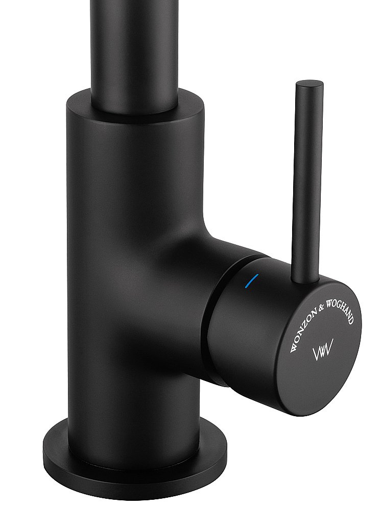 Смеситель для кухни WONZON & WOGHAND WW-L1005-MB черный матовый купить в интернет-магазине сантехники Sanbest