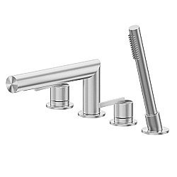 Смеситель для ванны Abber Perfekte 316 AF8A13BST сталь брашированная купить в интернет-магазине сантехники Sanbest