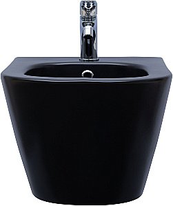 Биде подвесное Aquanet Lake 316464 черный матовый купить в интернет-магазине Sanbest