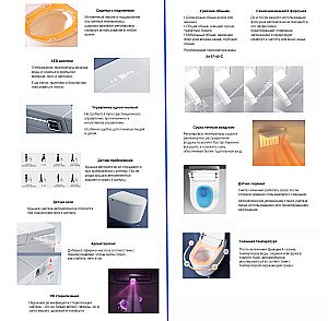 Электронный унитаз-биде ABBER Bequem AC1121SMB черный матовый, с крышкой микролифт купить в интернет-магазине Sanbest
