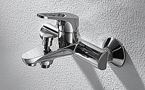 Смеситель для ванны Bravat DROP-D F648162C-01 купить в интернет-магазине сантехники Sanbest