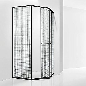 Душевой уголок RGW Stilvoll SV-82-B 90х90 стекло черная вуаль/профиль черный купить в интернет-магазине Sanbest
