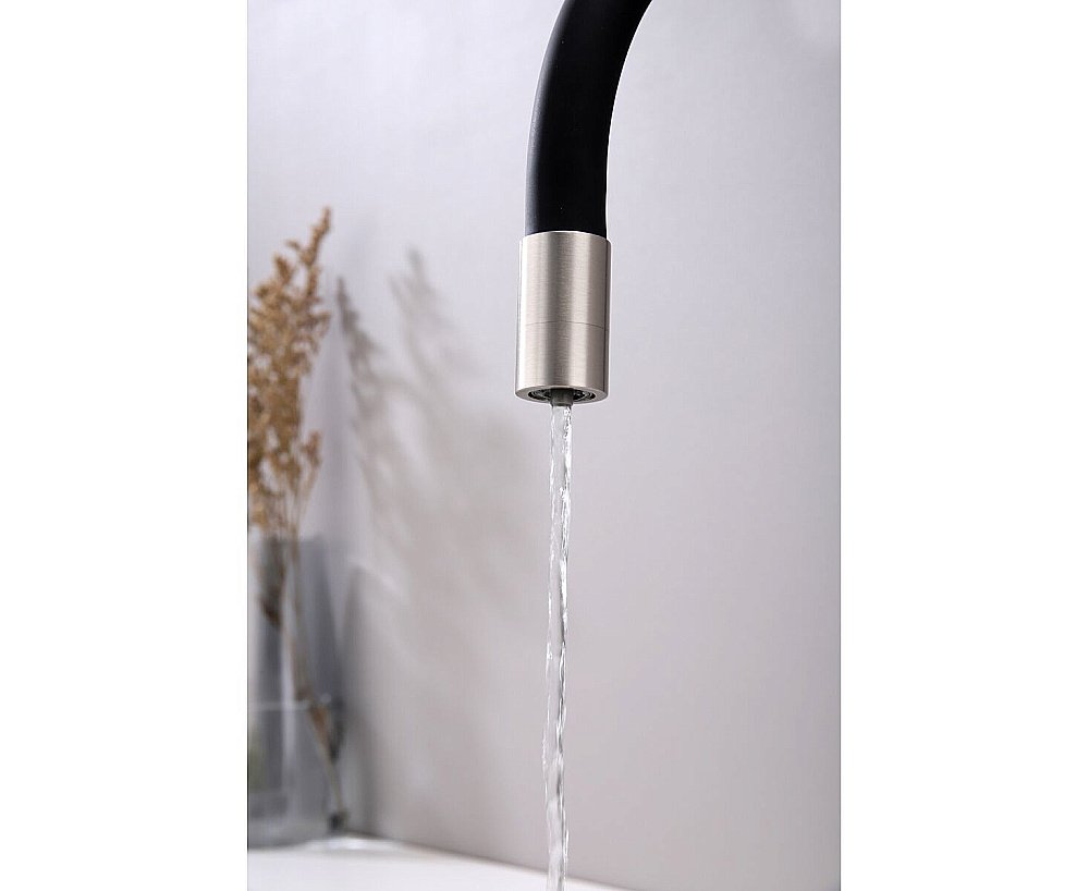 Смеситель для кухни Paulmark Salix Sa213419-BS брашированная сталь купить в интернет-магазине сантехники Sanbest