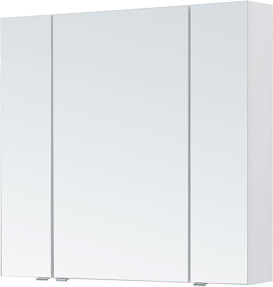 Зеркальный шкаф Aquanet Алвита new 90 белый матовый купить в интернет-магазине сантехники Sanbest