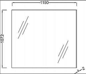 Зеркало с подсветкой Jacob Delafon STRUKTURA EB1211-NF 119 в ванную от интернет-магазине сантехники Sanbest