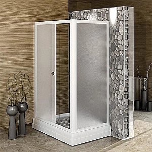 Душевой уголок Радомир Верчелли 1-09-2-0-0-0121 120х84 профиль матовый хром/стекло матовое купить в интернет-магазине Sanbest