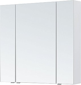 Зеркальный шкаф Aquanet Алвита new 90 белый матовый купить в интернет-магазине сантехники Sanbest