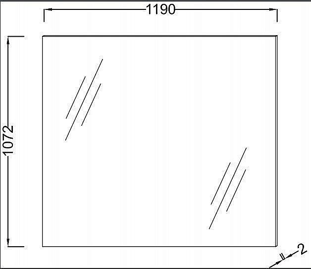 Зеркало с подсветкой Jacob Delafon STRUKTURA EB1211-NF 119 в ванную от интернет-магазине сантехники Sanbest